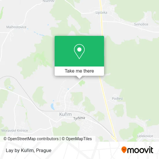 Карта Lay by Kuřim