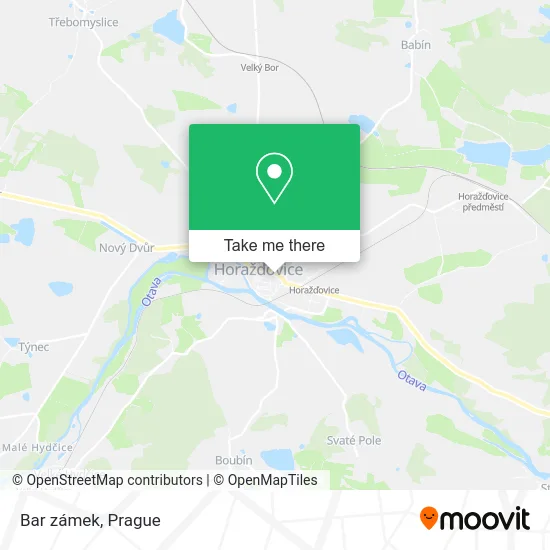 Карта Bar zámek