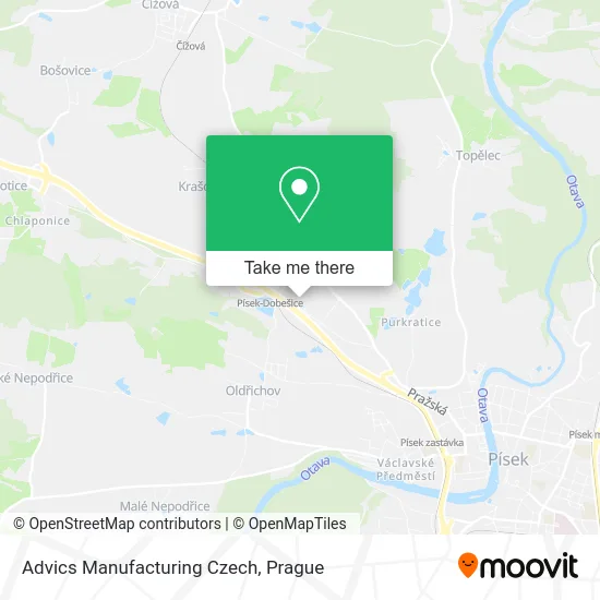 Карта Advics Manufacturing Czech