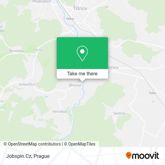 Карта Jobspin.Cz