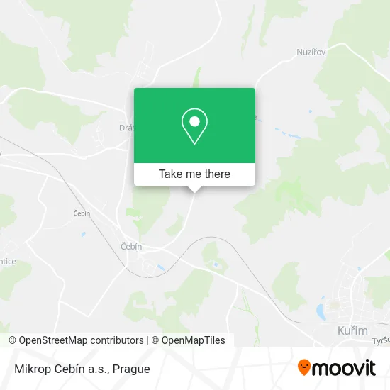 Карта Mikrop Cebín a.s.