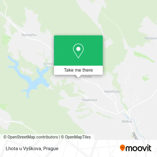 Карта Lhota u Vyškova