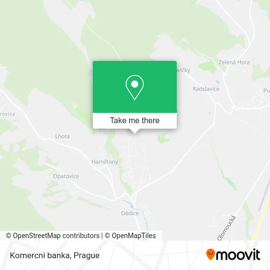 Карта Komercni banka