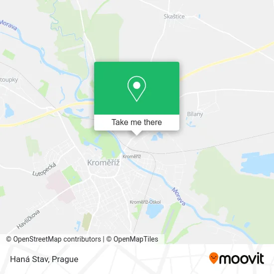Карта Haná Stav