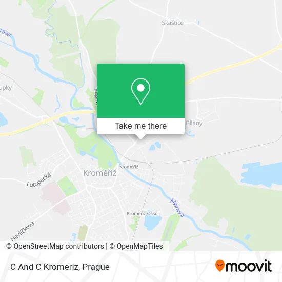 Карта C And C Kromeriz