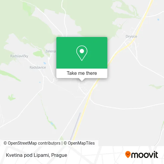 Карта Kvetina pod Lipami