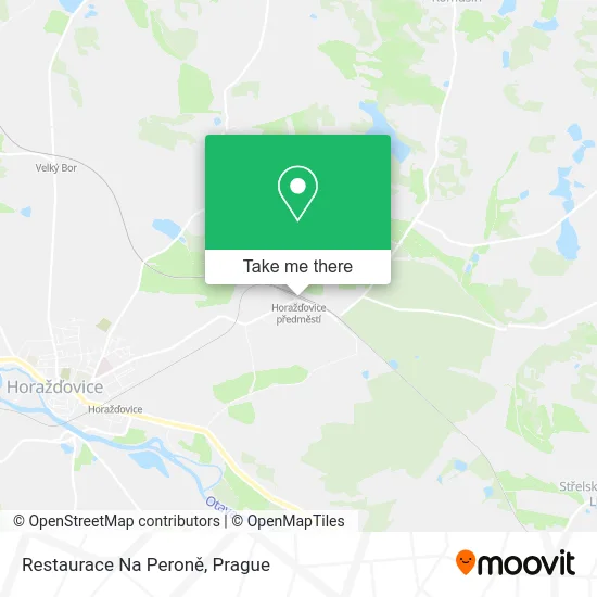 Карта Restaurace Na Peroně