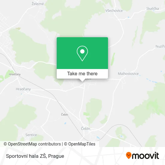 Карта Sportovní hala ZŠ