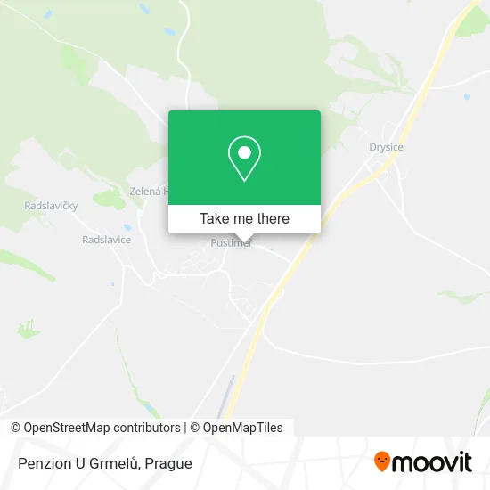 Карта Penzion U Grmelů