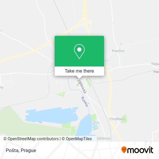 Карта Pošta