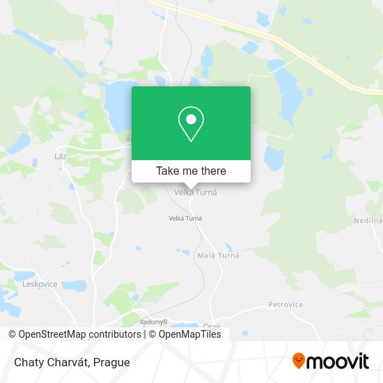 Карта Chaty Charvát