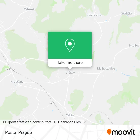 Карта Pošta