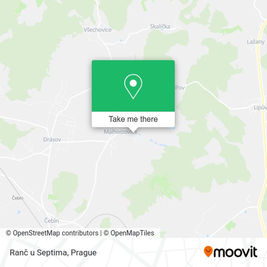 Карта Ranč u Septima