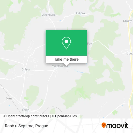 Карта Ranč u Septima