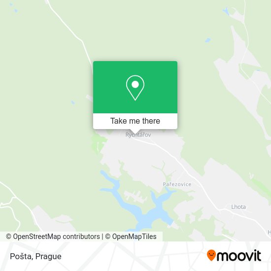Карта Pošta