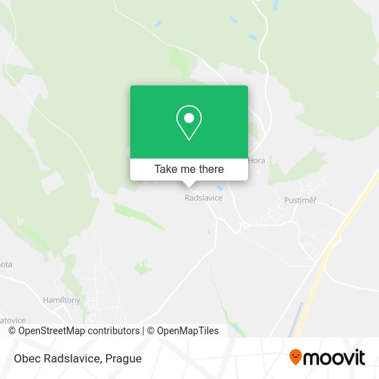 Карта Obec Radslavice