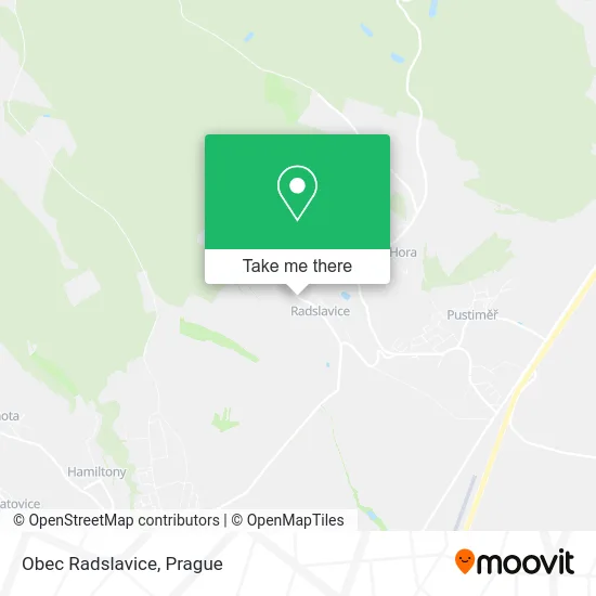 Карта Obec Radslavice