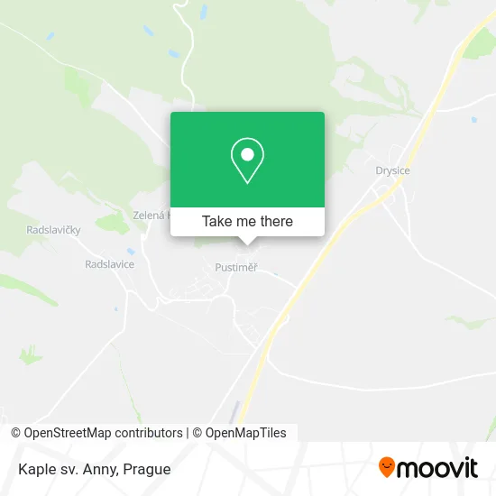 Карта Kaple sv. Anny