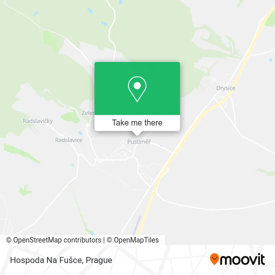 Карта Hospoda Na Fušce