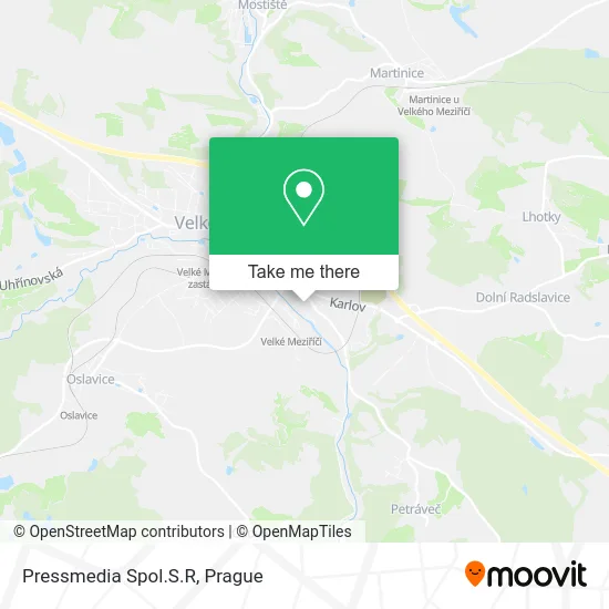 Карта Pressmedia Spol.S.R