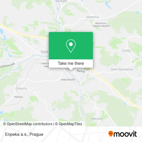 Карта Enpeka a.s.