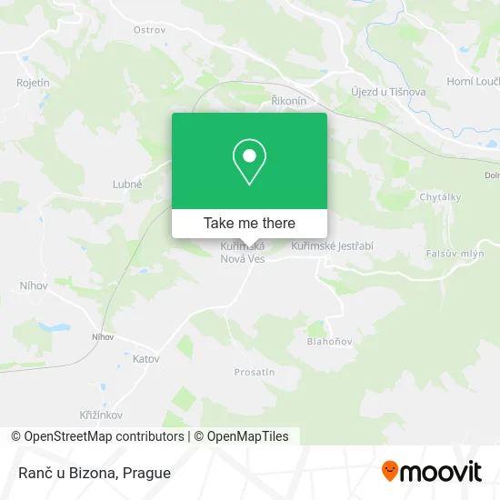 Карта Ranč u Bizona