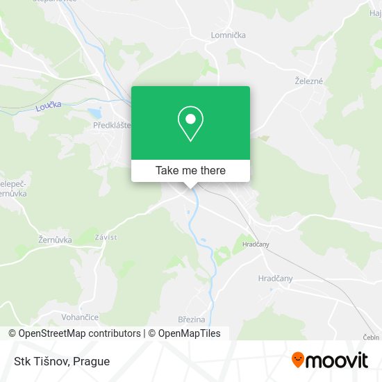 Карта Stk Tišnov