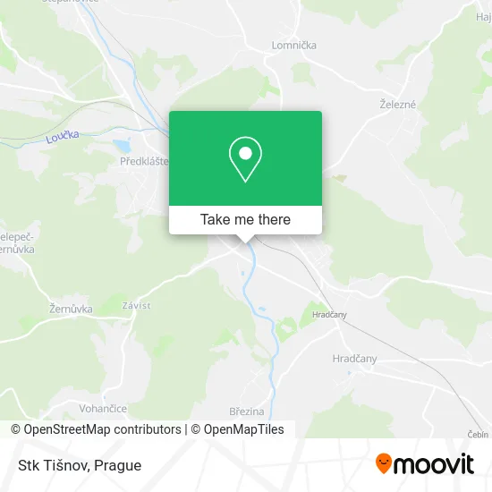Карта Stk Tišnov