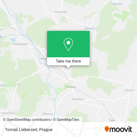 Карта Tomáš Lieberzeit