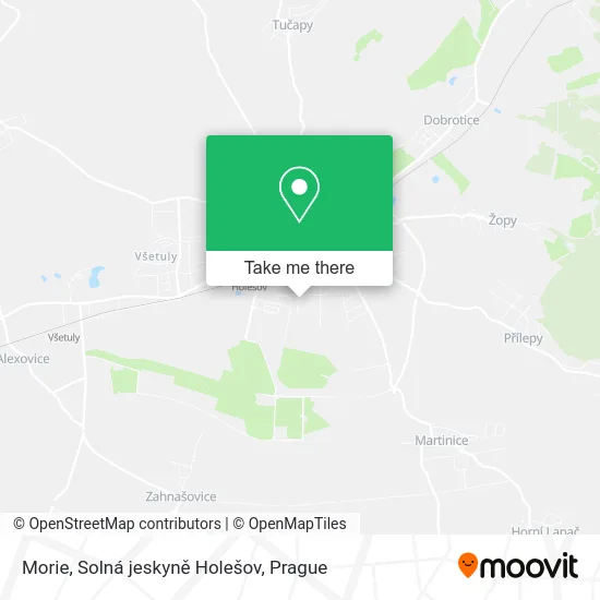 Карта Morie, Solná jeskyně Holešov