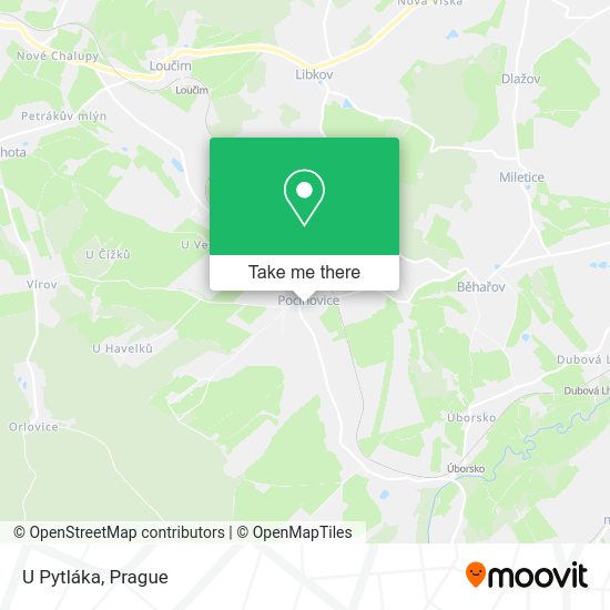 Карта U Pytláka