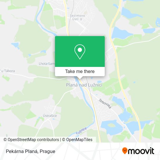 Карта Pekárna Planá