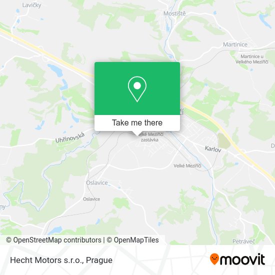 Карта Hecht Motors s.r.o.