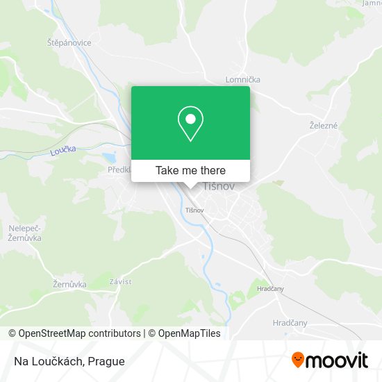 Карта Na Loučkách
