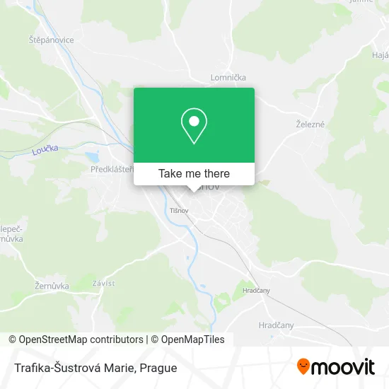 Карта Trafika-Šustrová Marie