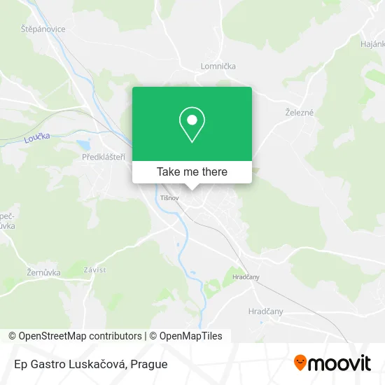 Карта Ep Gastro Luskačová