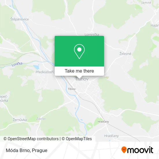 Карта Móda Brno