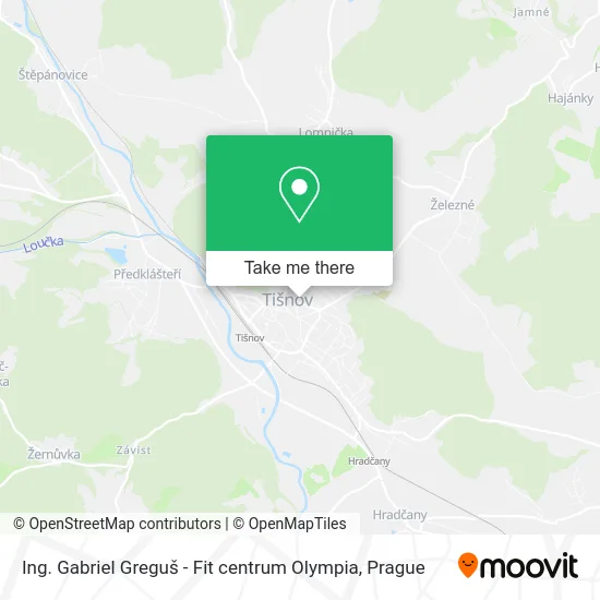 Карта Ing. Gabriel Greguš - Fit centrum Olympia