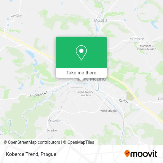 Карта Koberce Trend