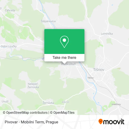Карта Pivovar - Mobilni Term