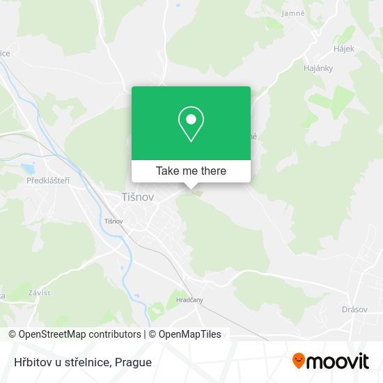 Карта Hřbitov u střelnice