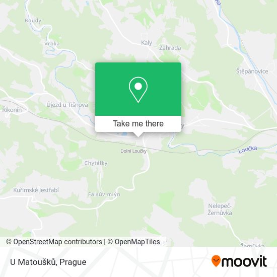 Карта U Matoušků