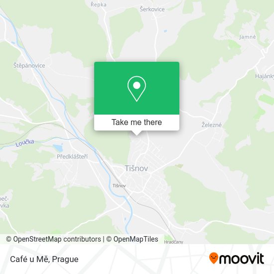 Карта Café u Mě