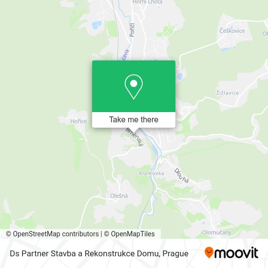 Карта Ds Partner Stavba a Rekonstrukce Domu