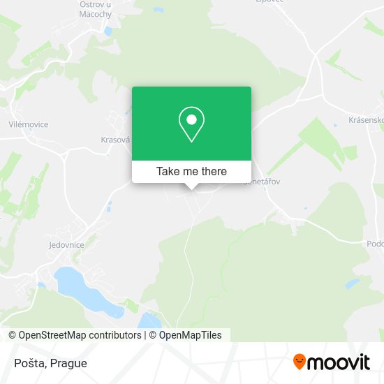 Карта Pošta