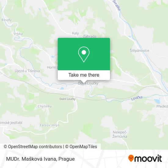 Карта MUDr. Mašková Ivana