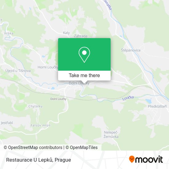 Карта Restaurace U Lepků