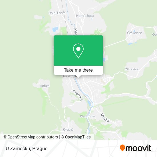 Карта U Zámečku