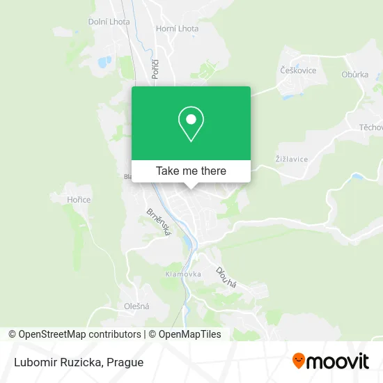 Карта Lubomir Ruzicka