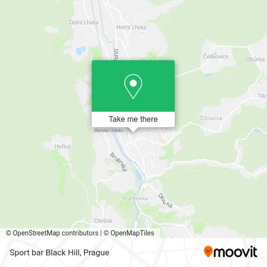 Карта Sport bar Black Hill